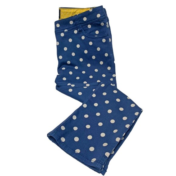 Mini Boden Blue with White Polka Crop Pants Girls Size‎ 13 Y - Picture 12 of 12
